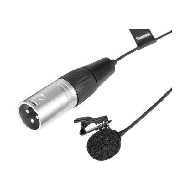 Saramonic XlavMic-C Broadcast Quality XLR Lavalier Cardioid Microphone Black