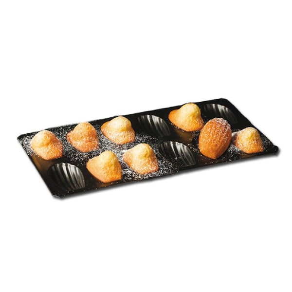 Matfer Bourgeat Exopan 12-Madeleines Sheet - 80mm
