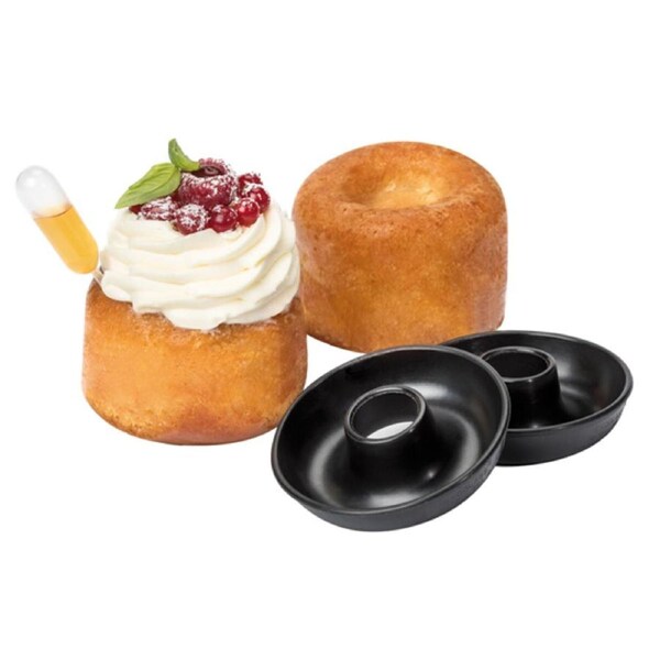 Matfer Bourgeat Exoglass Savarin Mould - 70mm, Pack of 12