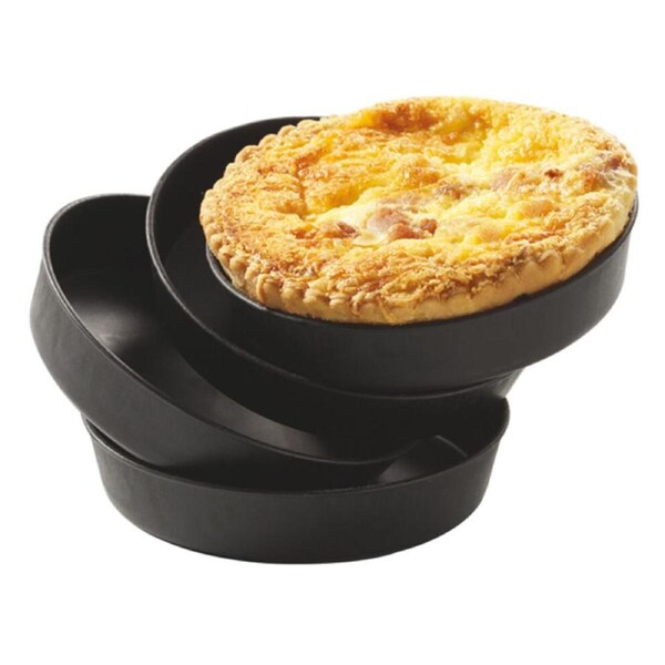Matfer Bourgeat Exoglass Tart Mould - 110mm, Pack of 12