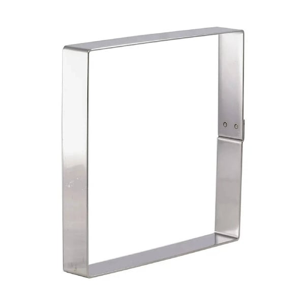 Matfer Bourgeat Square Stainless Steel Cake Frame - 225x225x35mm