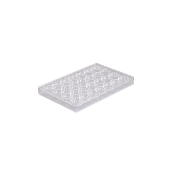 Matfer Bourgeat Chocolate Mould 28 Striped Hemisphere