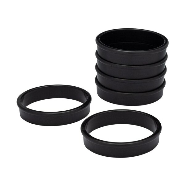 Matfer Bourgeat Exoglass Tart Ring - 100mm, Pack of 6