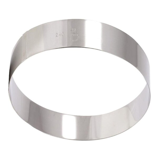 Matfer Bourgeat Stainless Steel Cake Ring - 280x35mm