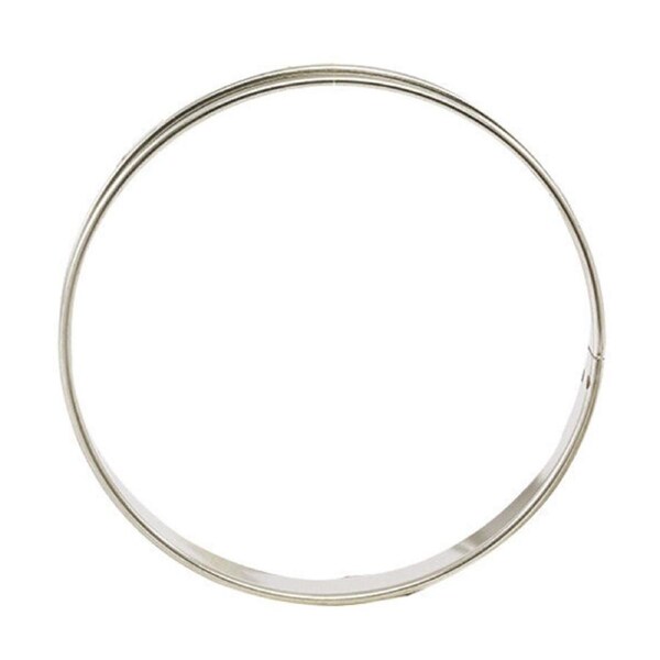 Matfer Bourgeat Stainless Steel Tart Ring - 220x20mm
