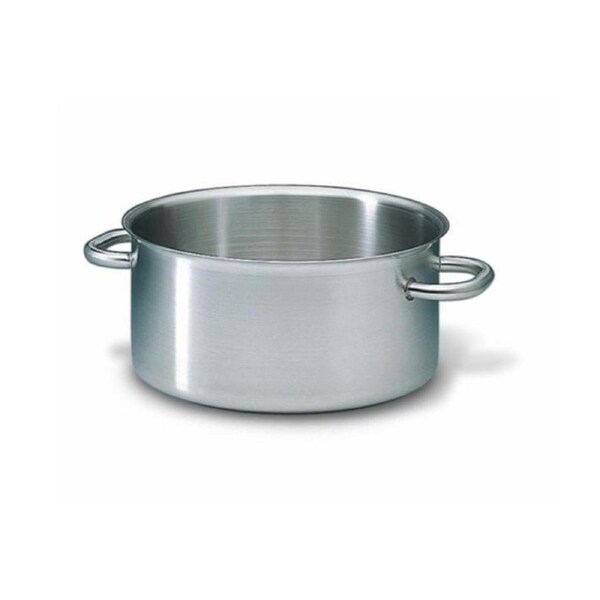 Matfer Bourgeat Stainless Steel Low Casserole - 320mm, 12.8L