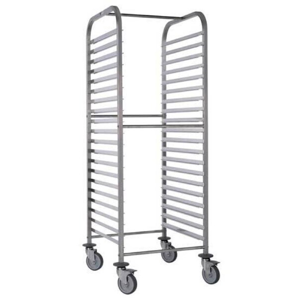 Matfer Bourgeat 15 Tiers Stainless Steel Racking Trolley 2/1 GN
