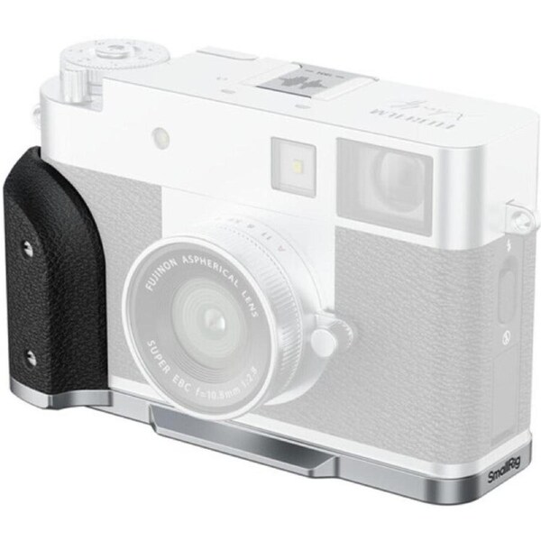 SmallRig L-shaped Mount Plate with Silicone Handle for FUJIFILM X half (Silver) 5216