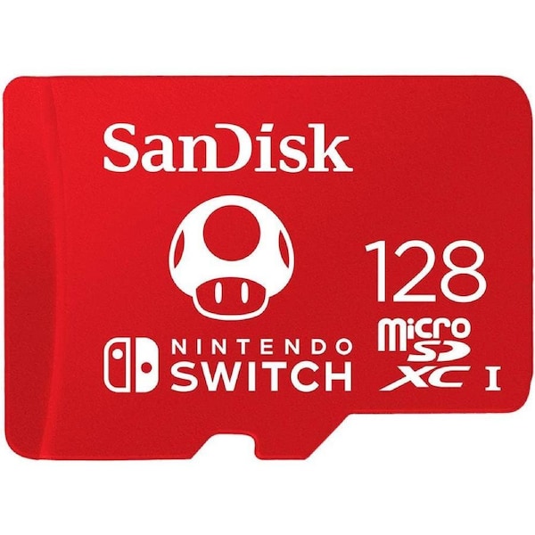 SanDisk Nintendo Switch microSD 128GB Memory Card