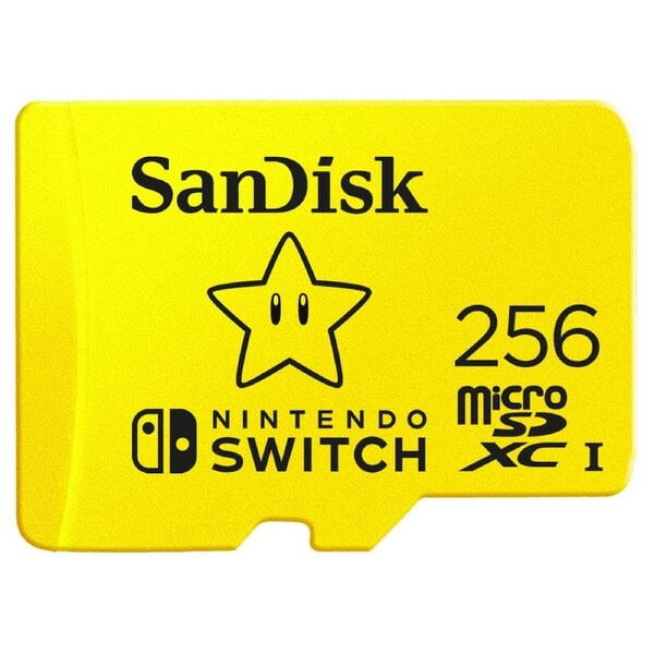 SanDisk Nintendo Switch microSD 256GB Memory Card