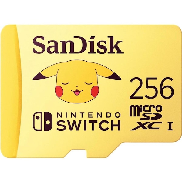 SanDisk Pokemon microSD 256GB Memory Card