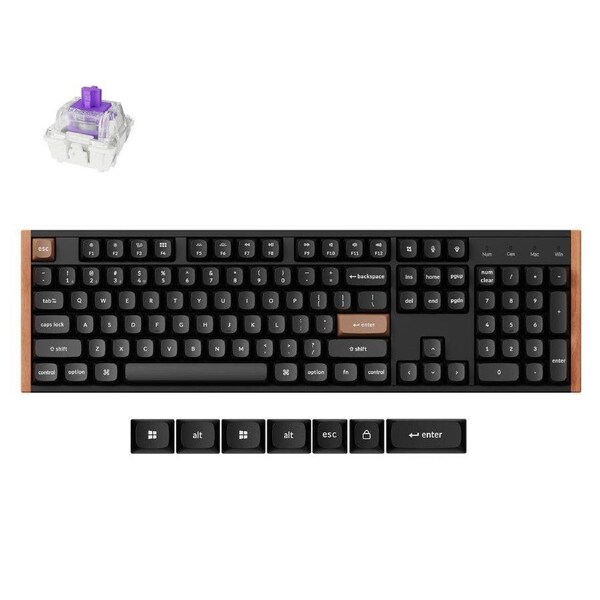 Keychron K10 HE Magnetic Full Size Keyboard (Black) (Gateron Nebula Switch) [Special Ed]