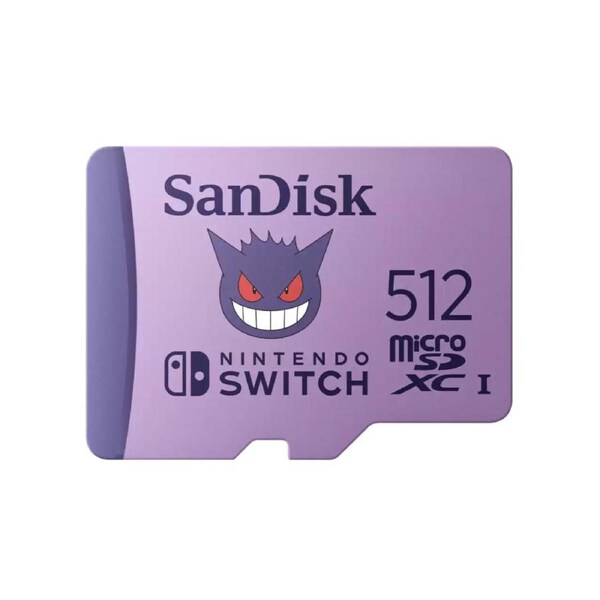 SanDisk Pokemon microSD 512GB Memory Card