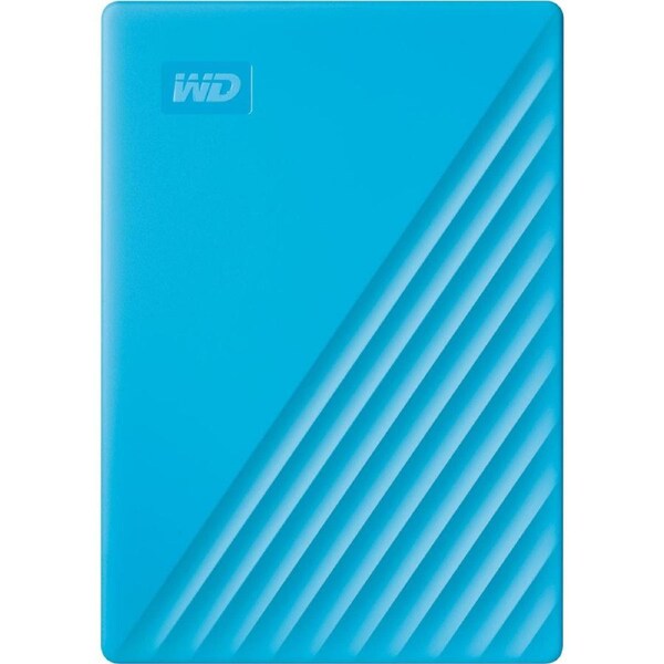 WD My Passport 5TB USB 3.2 Portable Hard Drive (Blue)