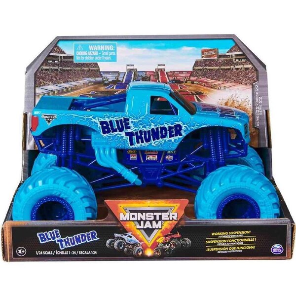 Monster Jam Blue Thunder 1:24 Scale Diecast Truck