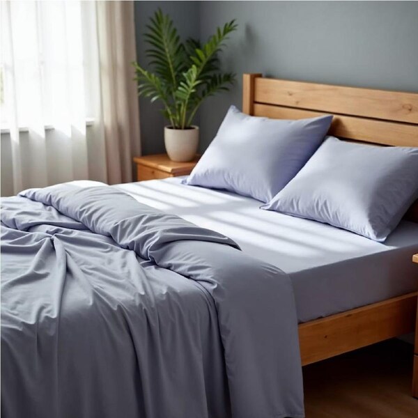 Royal Comfort 2000 Thread Count Bamboo Cooling Sheet Set Ultra Soft Bedding Aqua / King Single