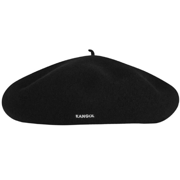 Kangol Anglobasque French Beret 100% Wool British Party Hat - Black L