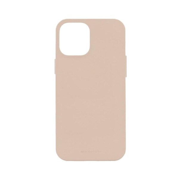 MERCURY Phone Cover Case Soft Feeling Jelly for iPhone 14 Pro - Sand Pink