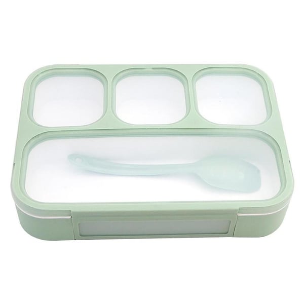1 Set 1000ml Bento Box Leak-Proof Multi-grids PP Good Sealing Food Container for Outdoor