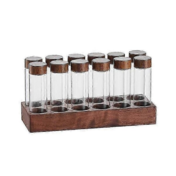 Coffee Bean Glass Storage Container Display Rack Tea Tube Bottle Coffee Accessories Tools Coffee Se