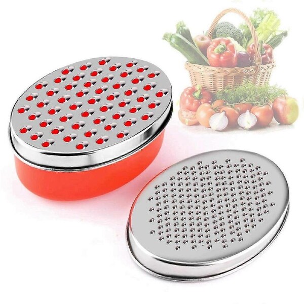 Fruit and Vegetable Slicer with Built-in Storage Container and Lid