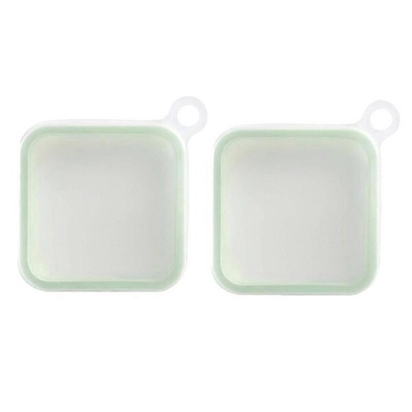 Portable Sandwich Toast Bento Box Reusable Silicone Sandwich Case
