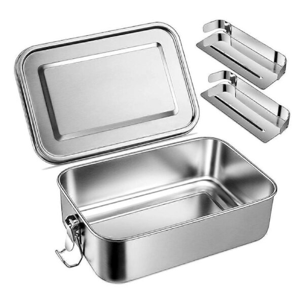 47oz Bento Box, Stainless Steel Lunch Box for Teens, 1400ml Lunch Box