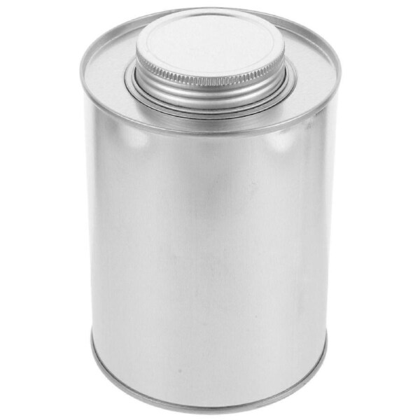 Metal Storage For Coffee Beans Airtight Tea Canister Round Sealed Cans Kitchen Use 1Pcs