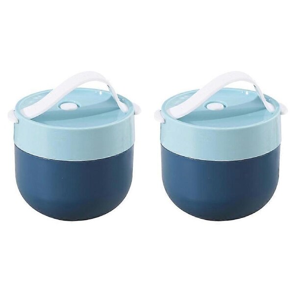 1 Set Portable Breakfast Cup Soup Cup Practical Food Container Milk Container