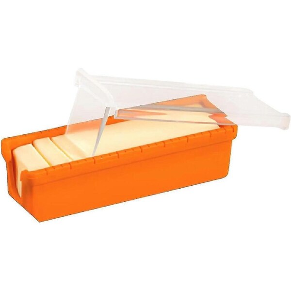 Butter Dish with Lid Butter cutting box Airtight Rectangular Food Storage Container with Butter insert for Home Kitchen