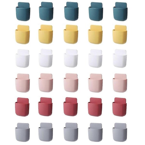 Wall-Mounted Storage Box Air Conditioner Remote Control Bedside Mobile Phone Storage Rack Storage