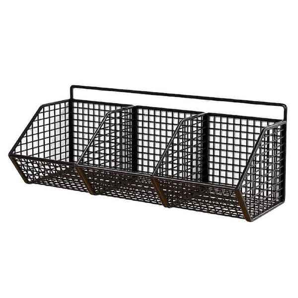 Kitchen Rack Wall Mounted Seasoning Spice Vegetable and Fruit Storage Rack Wall Drain Basket Punch