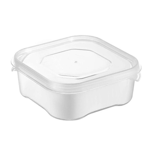 350ml Transparent PP Food Storage Container - Stackable, Space-Saving, Sealed & Heatable for Meal Prep