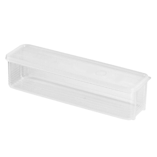 PP Clear Rectangle Spaghetti & Pasta Container - Leakage Proof Organizer for Fridge Kitchen
