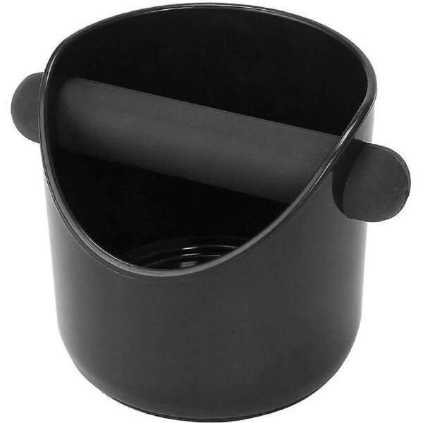 Coffee Box, ABS Rubber coffee grounds container with removable knock bar and Non-slip base, Barista Accessory
