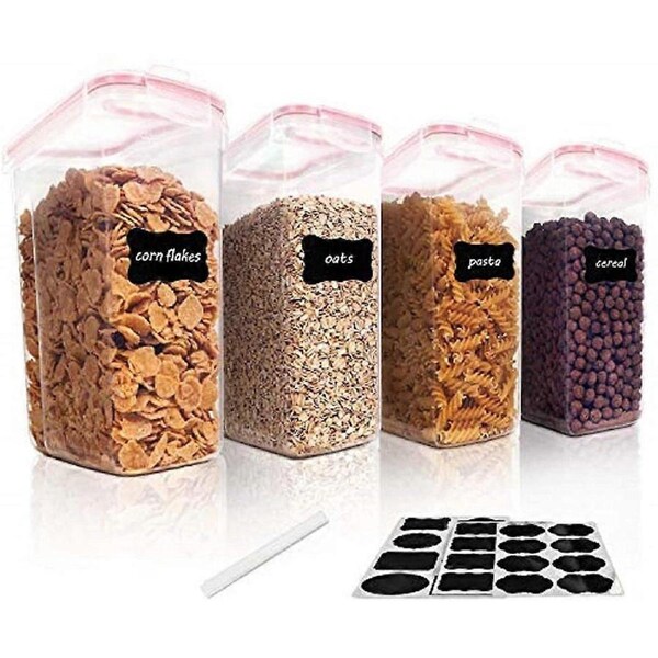 Storage Jar Set, BPA-Free, Plastic Storage Jars, Airtight