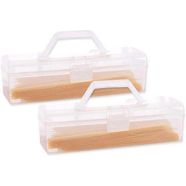 2 Pieces Food Storage Containers with Lids Sealed Plastic Storage Box $ 2 Pieces Kitchen Pasta Picnic Storage Storage Box with Lids