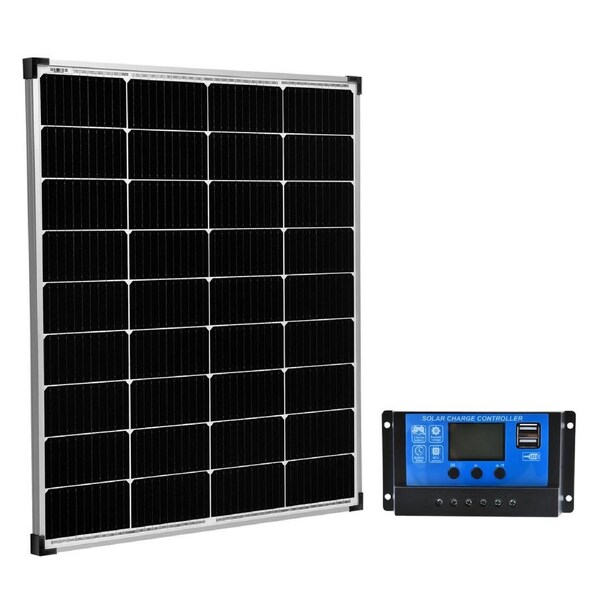 12V 300W Fixed Solar Panel Mono Camping 20A 12V/24V Solar Charge Controller PWM