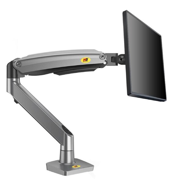 NEW Gas Strut monitor mount Model G70 for 22"-35" monitors 2-12kg Gunmetal Grey