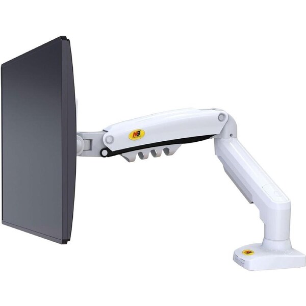 NEW F80 2 to 9kg Full Motion Gas-strut Desktop Monitor Mount Stand White Colour