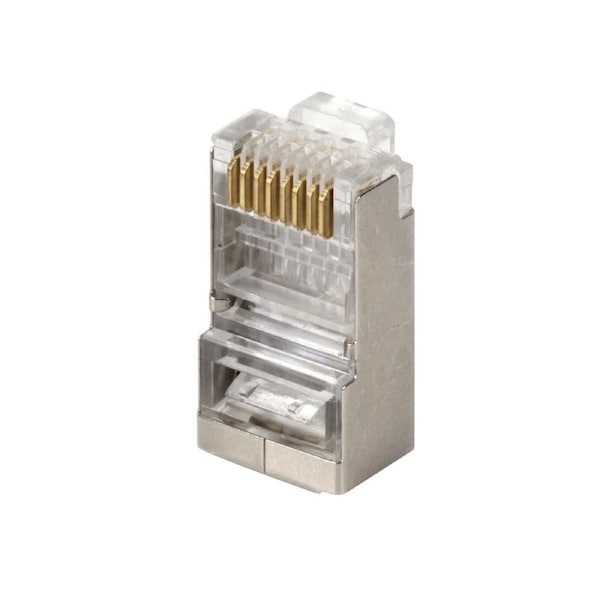 Cat6 RJ45 Shielded Ends Connector Modular Plug Network Ethernet Cable STP 100x