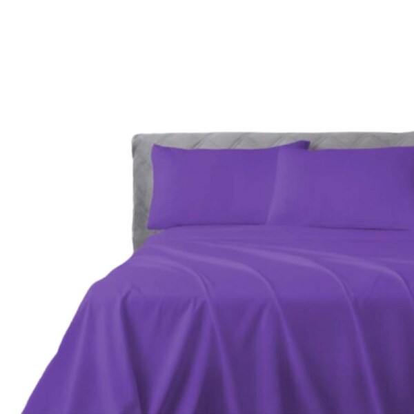 Purple Bamboo Blend Sheet Set Single