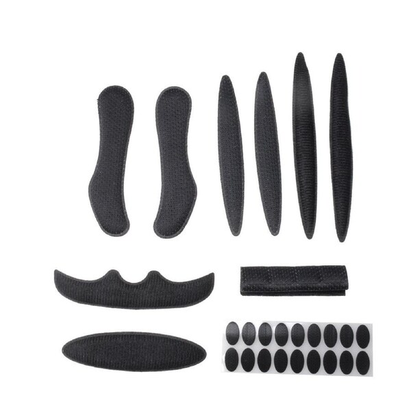 27X Helmet Padding Bike Bicycle Replacement Cushions Lining Cycling Pads Black