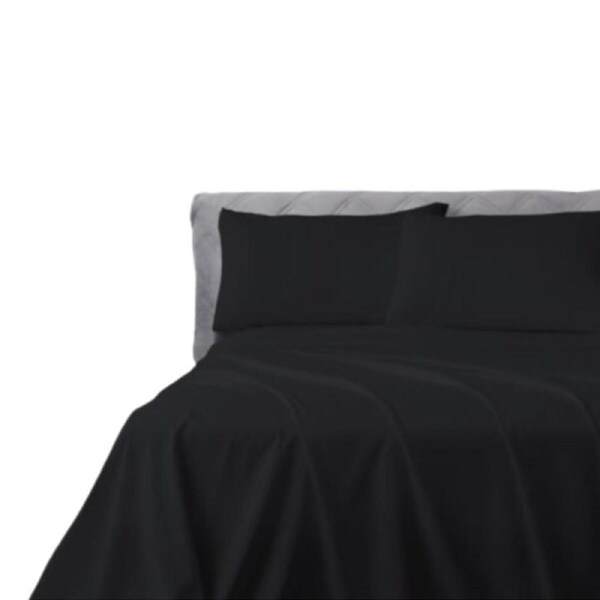 Black Bamboo Blend Sheet Set Single