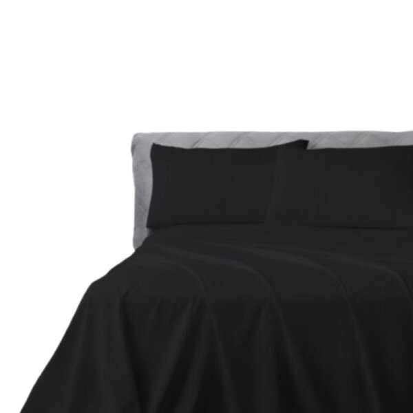 Black Bamboo Blend Sheet Set Double