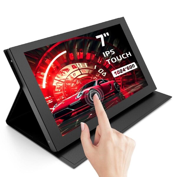 7in Mini HDMI IPS Gaming Monitor Portable Touch Computer Screen for Raspberry Pi