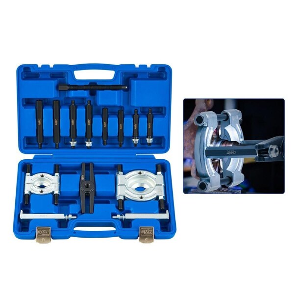 14 Piece Bearing Puller Set 5 Ton Capacity Wheel Bearing Removal Tool Kit