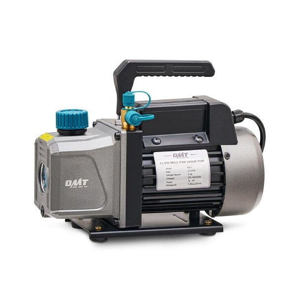 3.5cfm Auto AC Vacuum Pump Kit for R12 R22 R134a R410a R1234yf Oil Included