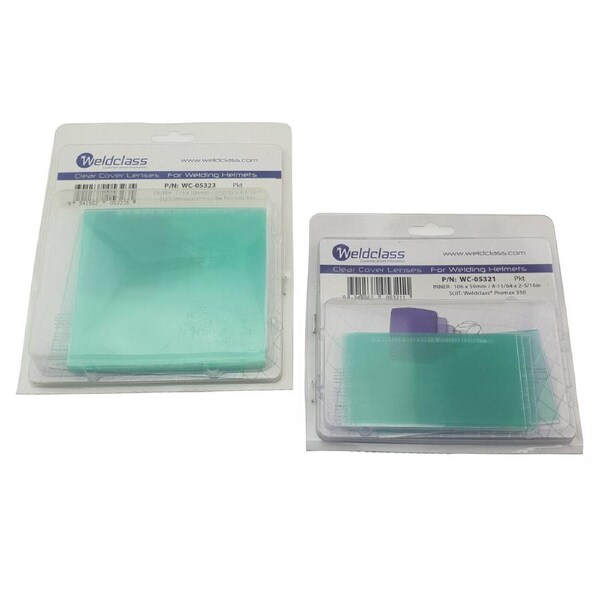 Weldclass Promax 350 Lens Kit with 5 Outer and 2 Inner Replacement Lenses