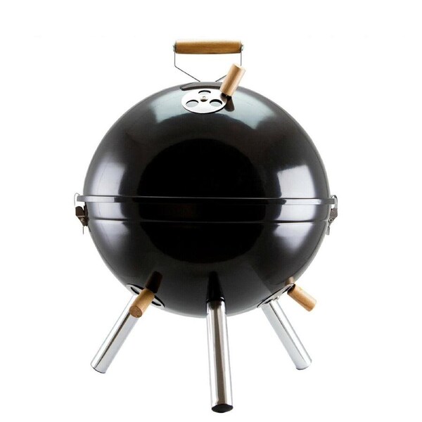 Kettle BBQ Charcoal Grill Portable Barbecue Quality Weber Style & Stainless Vent